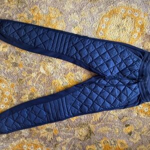 ALO Yoga Quilted Navy Kids Joggers